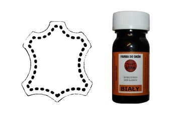FARBA DO SKÓRY BUTÓW LAKIER RENOWACJA BIAŁA 50ML