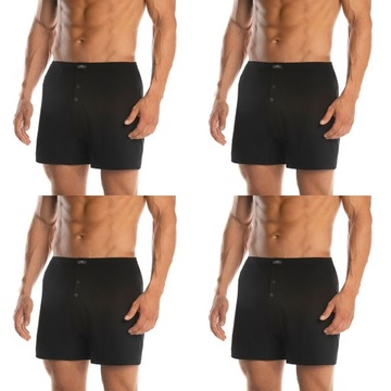 4-pak bokserki męskie luźne LAMA bawełniane r. 2XL
