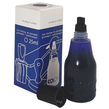TUSZ WODNY do pieczątek COLOP PURPUROWY 25 ml
