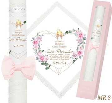 БЕЛАЯ ОДЕЖДА И КРЕЩЕСТВЕННАЯ СВЕЧА КРЕЩЕННОЕ ИМЯ