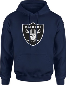 RAIDERS NFL BLUZA MĘSKA Z KAPTUREM LAS VEGAS R XXL DRESOWA NADRUK