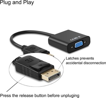 Конвертер DisplayPort в VGA Конвертер DP в VGA
