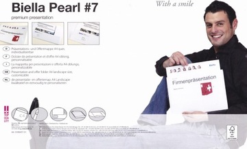 ПРЕЗЕНТАЦИОННАЯ ПАПКА PEARL#7, А4 ГОРИЗОНТАЛЬНАЯ, БЕЛАЯ