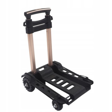WÓZEK MAGAZYNOWY TRANSPORTOWY SKŁADANY ALU 40KG