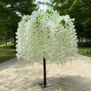 12x WISTERIA GLICYNIA sztuczna girlanda kwiatowa