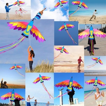 Огромный воздушный змей для детей и взрослых. Легкая кепка