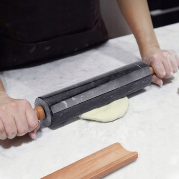 Скалка КАМЕНЬ, Мрамор, с подставкой