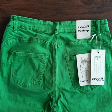 Zielone spodnie Goodies Modelujące Push up HIT 36