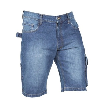 Spodnie krótkie z dżinsu ze streczem 7529/XL