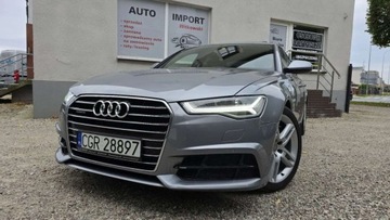 Audi A6 C7 Limousine Facelifting 2.0 TFSI 252KM 2017 Audi A6 Limousine 2,0 benzyna 252 KM NAVI LED S-line zarejestrowany 2.0
