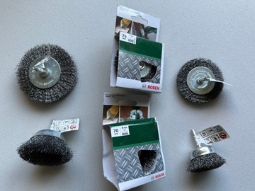 Bosch Zestaw szczotek drucianych do wiertarki 6szt