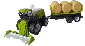 KOMBAJN Z PRZYCZEPĄ Z BELAMI 44 CM