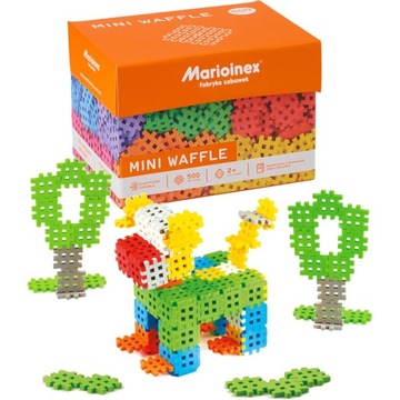MINI WAFFLE WAFLE MARIOINEX 500 EL KLOCKI ZESTAW