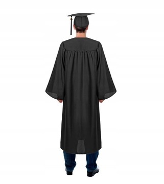 Родильные шапочки и выпускной халат, черный Комплект 2023, черный