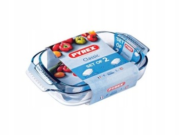 Zestaw 2 x Naczynie żaroodporne lasagne PYREX
