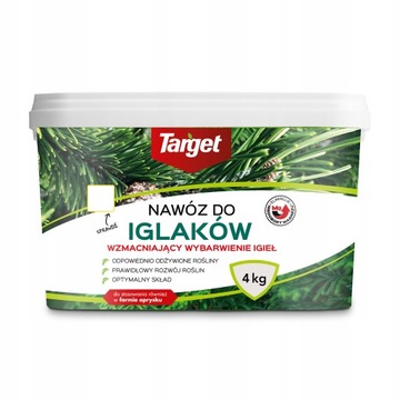 TARGET NAWÓZ DO IGLAKÓW ZAGĘSZCZAJĄCY WYBARWIENIE IGIEŁ 4KG