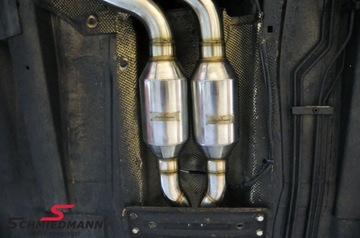 Kolektor wydechowy + sportowe katalizatory Schmiedmann BMW E46 M52TU / M54