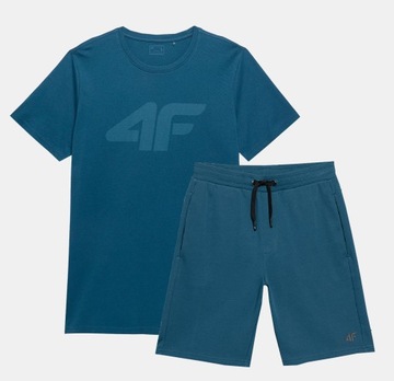4F ZESTAW MĘSKI T-SHIRT SPODENKI KOMPLET