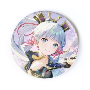 Przypinka anime Genshin Impact Ayaka duża 58 mm