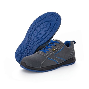 BUTY ROBOCZE OCHRONNE SKÓRZANE ZAMSZ GOBI S1 R. 43