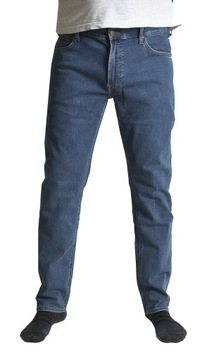 LEE DAREN jasne proste spodnie jeans ZIP W36 L34
