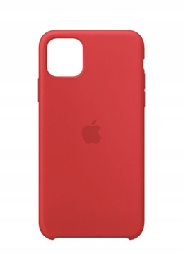Oryginalny iPhone 11 Pro Max Silicone Case RED