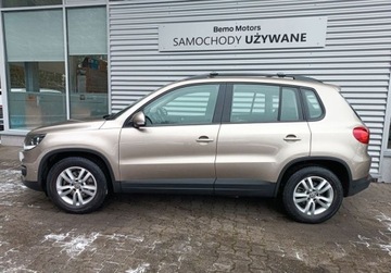 Volkswagen Tiguan I SUV Facelifting 1.4 TSI BlueMotion 122KM 2014 Volkswagen Tiguan 1.4 TSI 122KM TrendFun SalonPL SerwisASO Iwl. Gwarancja, zdjęcie 4