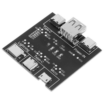 TESTER USB C PŁYTA TESTOWA KABLA USB SZYBKA