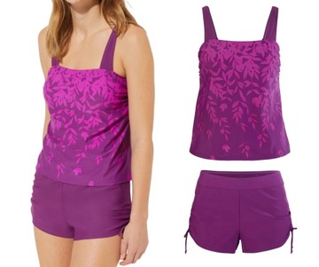5T Bonprix tankini komplet strój kostium kąpielowy dwuczęściowy 42