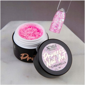 NC Princess Cindarella Декор-гель с блестками 5г