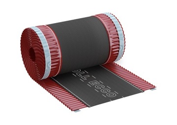 Taśma kalenicowa pod gąsior 240mm x 5m RAL 3011 Eurovent Roll ECCO czerwony