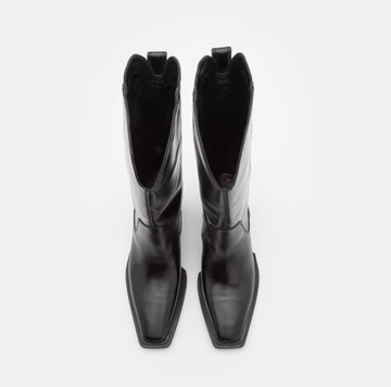 Buty damskie kowbojki VAGABOND Alina rozmiar 41 czarne skórzane