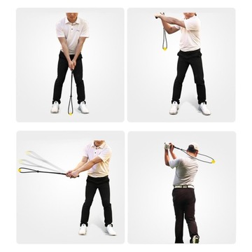 -Пособие для тренировки свинга в гольфе Тренировочный веревочный тренажер для гольфа