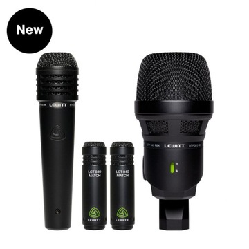 LEWITT BeatKit 4-częściowy zestaw mikrofonów perk