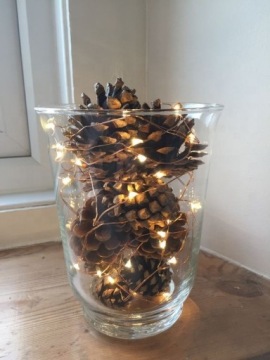 ЛАМПЫ НА АККУМУЛЯТОРАХ - ТЕПЛЫЙ БЕЛЫЙ, 2 м.