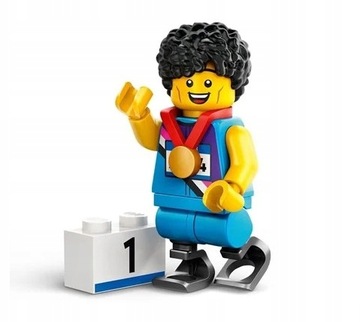 LEGO MINIFIGURKI SERIA 25 BIEGACZ Z PROTEZAMI MINIFIGURES 71045