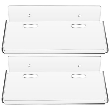 2 акриловых плавающих настенных полки для настенного монтажа