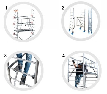 Строительные леса KRAUSE ProTec XS 200x60 4,80 м 942128