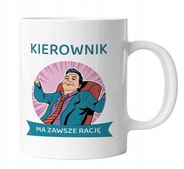 ŚMIESZNY KUBEK PREZENT - dla kierownika