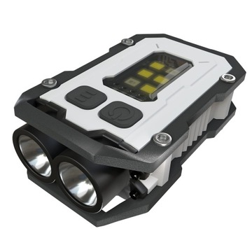 Mini Latarka LED Newell Nyks Solid Brelok EDC USB IPX5 Klips 800lm - biała