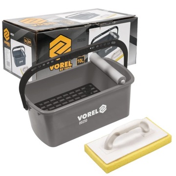 VOREL WIADRO GLAZURNICZE Z ROLKĄ + PACKA