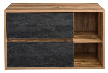 Szafka łazienkowa wisząca 100cm DARKOS dąb beton