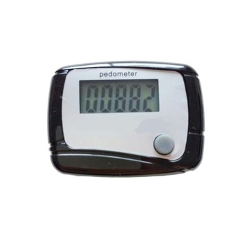 Color Random Pedometer Portable Mini Digital Pedometer with Clip LCD Step