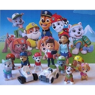 НАБОР ФИГУРОК СОБАКИ PAW PATROL 12 ШТ.
