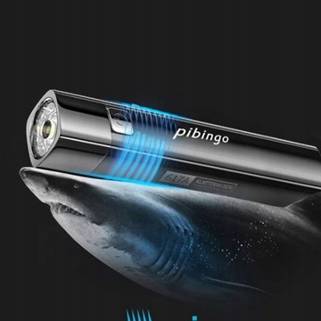 Светодиодный фонарик USB Powerbank 3 режима водонепроницаемый