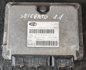 FIAT SEICENTO 1.1 ŘÍZENÍ JEDNOTKA MOTORU