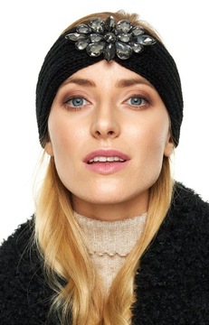 РЕЗЬБА ЖЕНСКАЯ ТРИКОТАЖНАЯ, кристаллы, черный