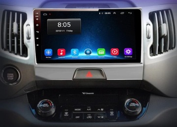 Магнитола ANDROID 12 KIA Sportage 3 GPS 2/32Gb 2010-16