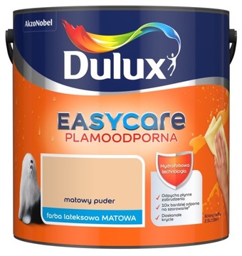 FARBA DULUX EASYCARE- matowy puder, 2.5l