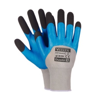 ПЕРЧАТКИ РАБОЧИЕ DUOAIR НАБОР 12 ПАР размер 8/М